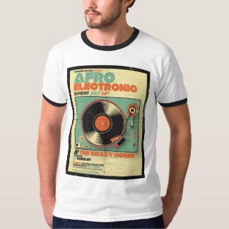 Afro-elektronische Art T-Shirt