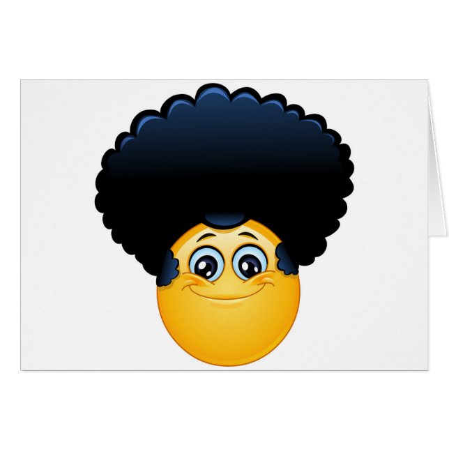 afro emoji (Vorderseite (Horizontal))
