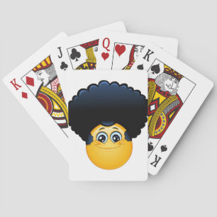 afro emoji spielkarten