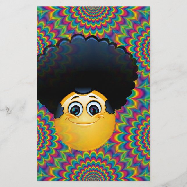afro emojis briefpapier (Vorderseite)