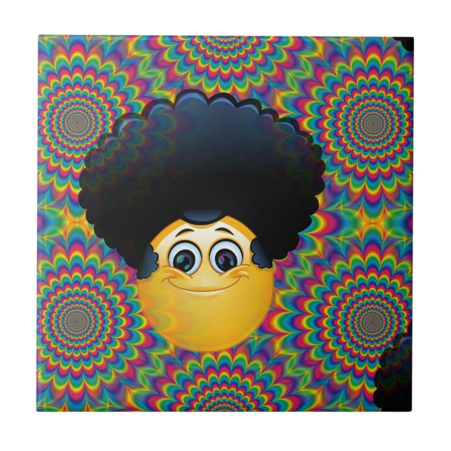 afro emojis fliese (Vorderseite)