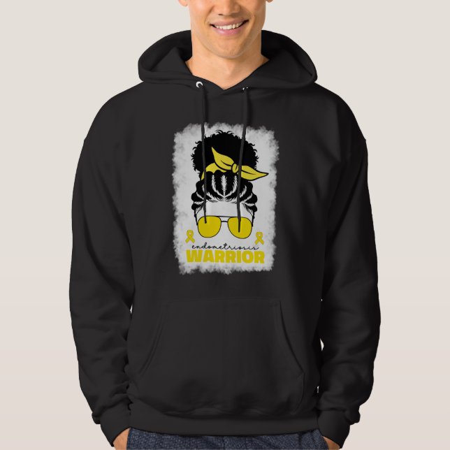 Afro Endometriosis Warrior For Black Women Endomet Hoodie (Vorderseite)