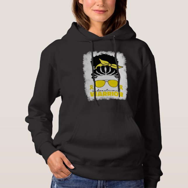 Afro Endometriosis Warrior For Black Women Endomet Hoodie (Vorderseite)