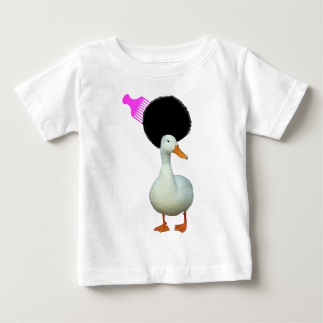 Afro-Ente Baby T-shirt (Vorderseite)