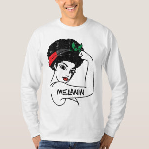 Afro Frau Melanin Black History Monat Afrika Amer T-Shirt