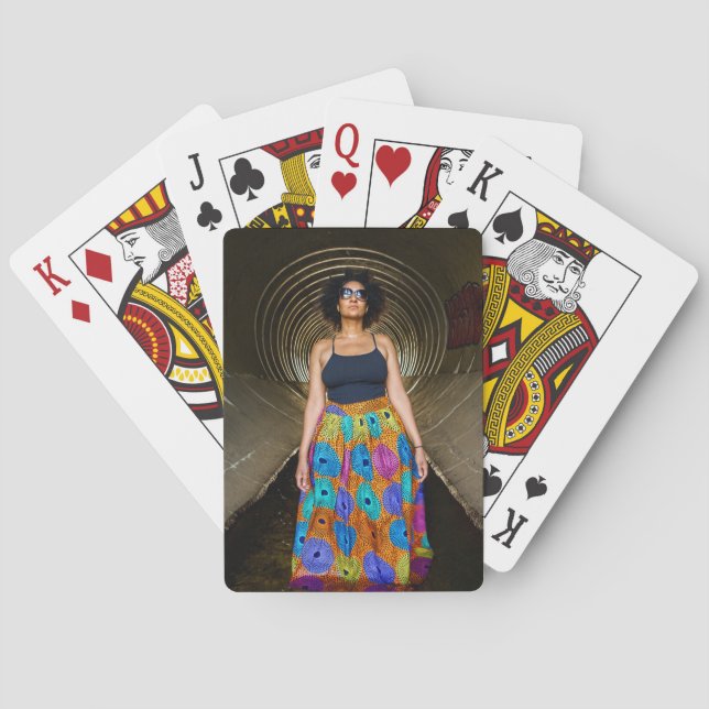 Afro-Future, Classic Playing Cards Spielkarten (Rückseite)