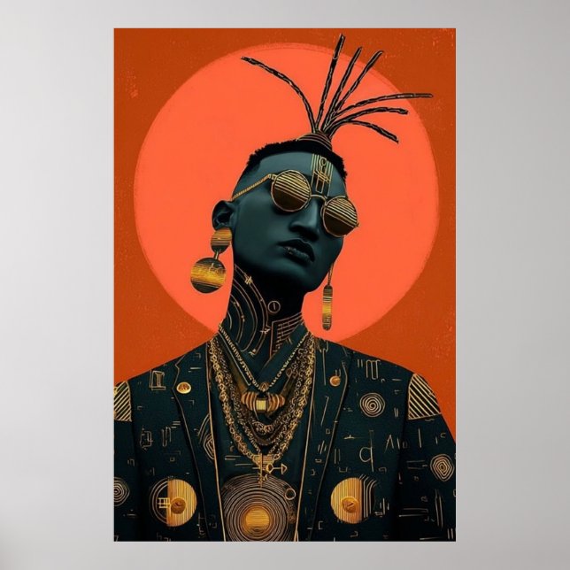 afro-futuristisch 4 poster (Vorne)