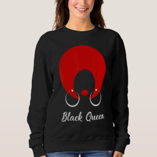 Afro Girl African Quote Grafische Schwarze Geschic Sweatshirt
