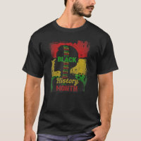 Afro Girl Black Pride Shirt Black History Monat Af