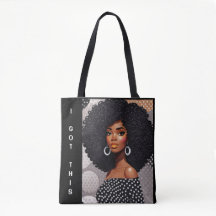 Afro Girl Empowerment-Tasche