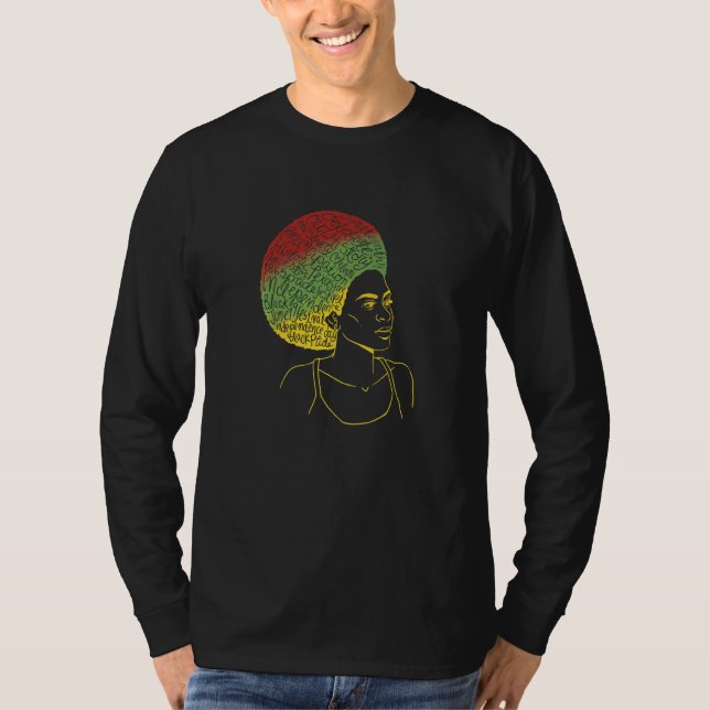 Afro girl woman rights Premium T-Shirt (Vorderseite)