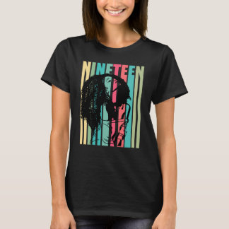 Afro Girls 19. Geburtstag Womens African American T-Shirt