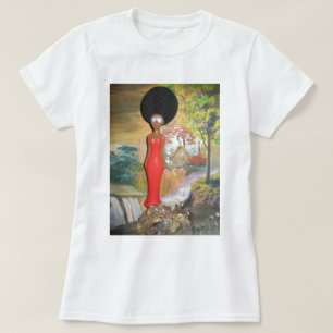 Afro Glam: Eine zeitlose Schönheit T-Shirt