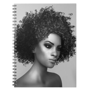 Afro-Haar Notizblock
