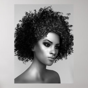 Afro-Haar Poster