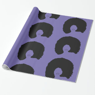 Afro Hair Geschenkpapier