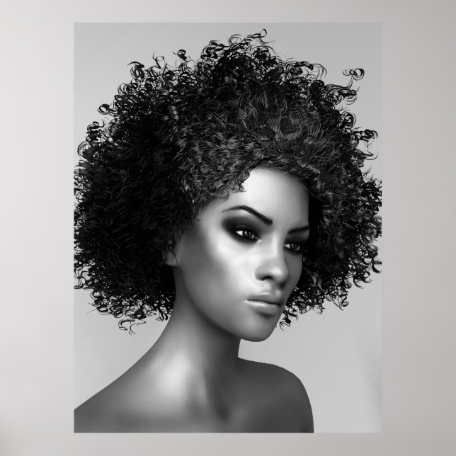 Afro Hair Poster (Vorne)