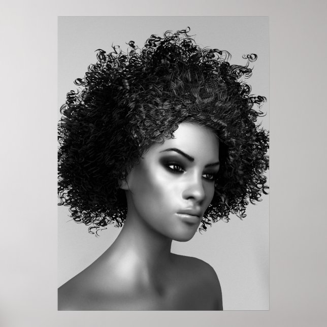 Afro Hair Poster (Vorne)