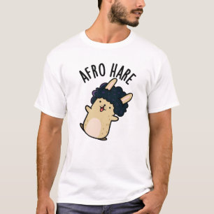 Afro Hare Funny Rabbit mit Afro Puff T-Shirt