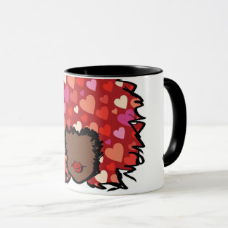 Afro Heart Tasse