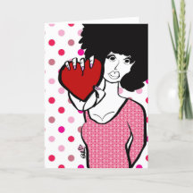 Afro Heart Valentine