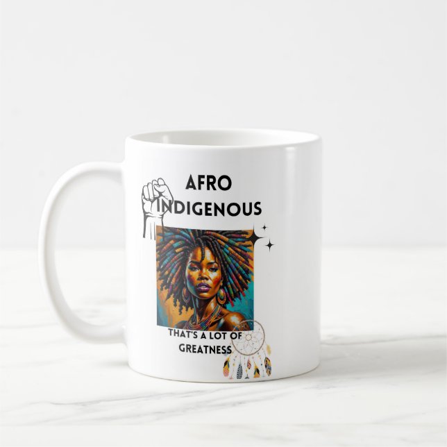 Afro Indigene Tasse (Links)