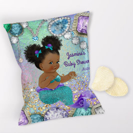 Afro Jewel Mermaid Baby Showhandtasche Wrappers Flyer