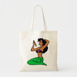 afro latina mermaid tragetasche
