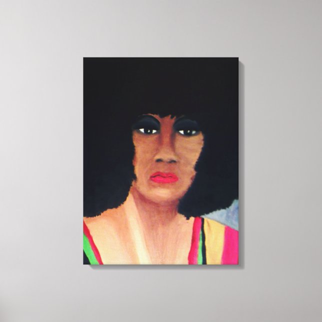 AFRO LEINWANDDRUCK (Vorderseite)