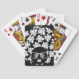 Afro Liebe Black & White Spielkarten