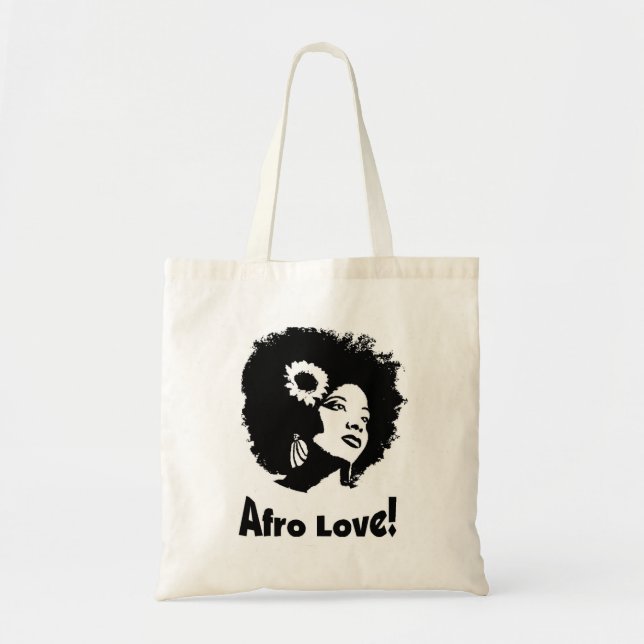 Afro-Liebe! Tragetasche (Vorne)