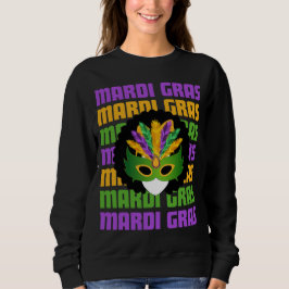 Afro MARDI GRAS Sweatshirt