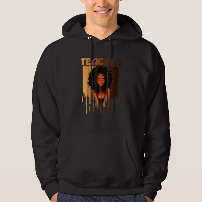Afro Melanin Black History Mon Hoodie (Vorderseite)