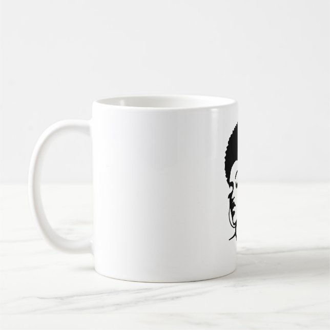 Afro Natural Black Hair Kind Pride Kaffeetasse (Links)