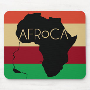 Afro Natural Black Hair Mousepad