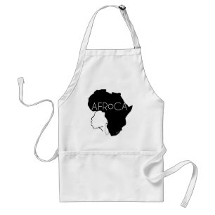 Afro Natural Black Hair Schürze