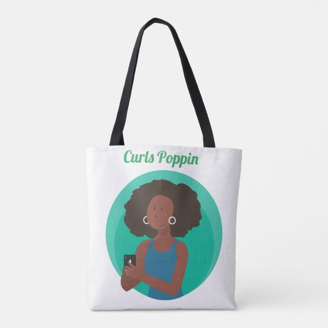 Afro Natural Hair Curls (Rückseite)
