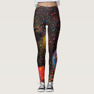 Afro Nebula Flüstern – Feier der schwarzen Geschic Leggings