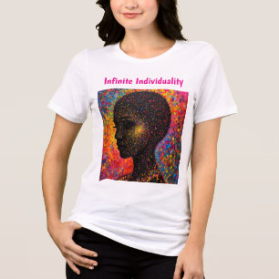 Afro Nebula Flüstern – Feier der schwarzen Geschic Tri-Blend Shirt