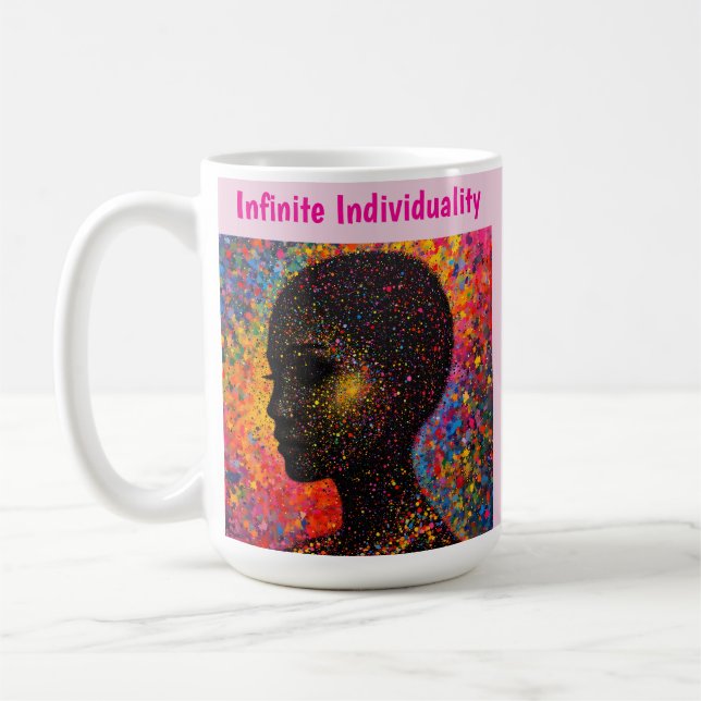 Afro Nebula Whisper – Black History Celebration Kaffeetasse (Links)