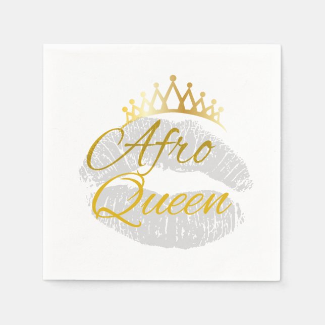 Afro Party Napkins Serviette (Vorderseite)