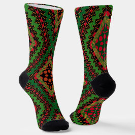 Afro Pop Colorful Kente Socks Socken