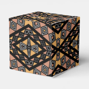 Afro Pop Modernes Bogolan-Mud-Design Geschenkschachtel
