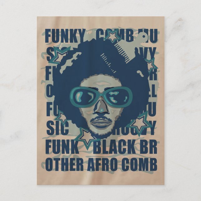 AFRO POSTKARTE (Vorderseite)
