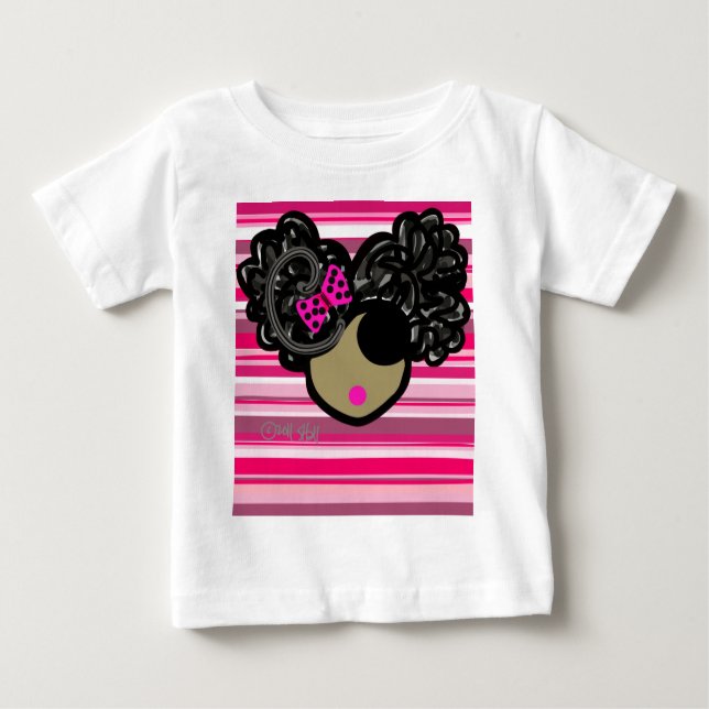 Afro Puffs Baby T-shirt (Vorderseite)