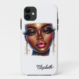Afro Queen Melanin Chic Fashion Art Case-Mate iPhone Hülle