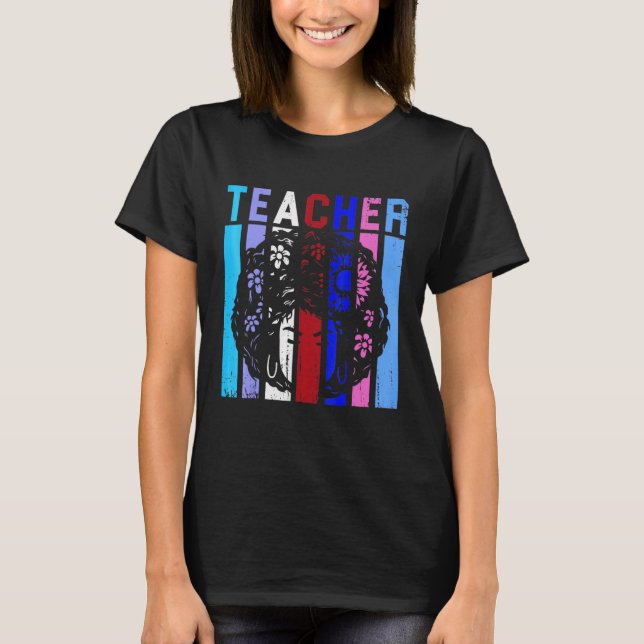 Afro Retro Black History Monat T-Shirt (Vorderseite)