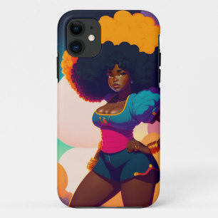 Afro Sassy Black Girl Internationaler Frauentag Case-Mate iPhone Hülle