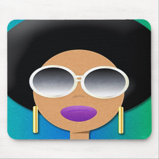 Afro-Schönheit Mousepad