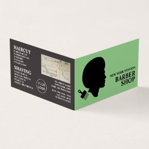 Afro Style, Men's Barbers Detailed Loyalty Card, Visitenkarten